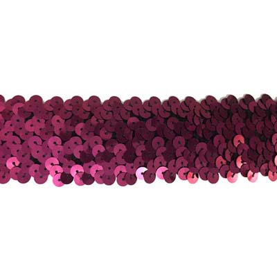 4 soros elasztikus flitterbortni, 4 cm széles